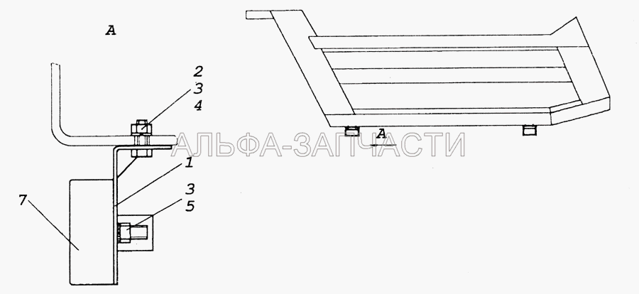 6520-3731001 Установка боковых габаритных фонарей  